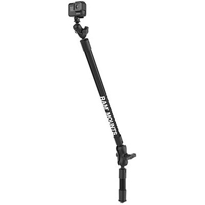 RAM Mounts Musta Komposiittitoimintakameran kiinnityssarja RAM Mounts Musta Komposiittitoimintakameran kiinnityssarja