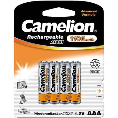 Camelion - NH-AAA1100BP4 - AAA - 1100mAh - Battery Camelion - NH-AAA1100BP4 - AAA - 1100mAh - Battery