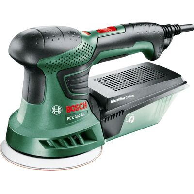 Bosch PEX 300 AE Exzenterschleifer - Variabler Geschwindigkeitsregler - 125mm - 270W - Grün Bosch PEX 300 AE Exzenterschleifer - Variabler Geschwindigkeitsregler - 125mm - 270W - Grün
