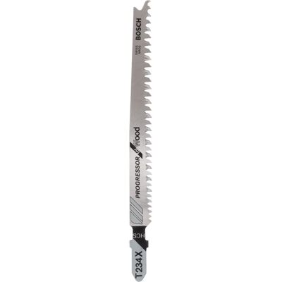 Lames pour scie sauteuse Bosch T234X - Acier à haute teneur en carbone - 2 pièces - Publicité Lames pour scie sauteuse Bosch T234X - Acier à haute teneur en carbone - 2 pièces - Publicité