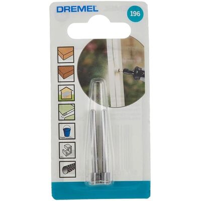 Set de 2 fresas de alta velocidad Dremel 196 - Metal, Plástico, Madera Set de 2 fresas de alta velocidad Dremel 196 - Metal, Plástico, Madera