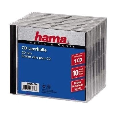 Hama CD Jewel Case Pack 10 - Transparent - CD Storage Hama CD Jewel Case Pack 10 - Transparent - CD Storage