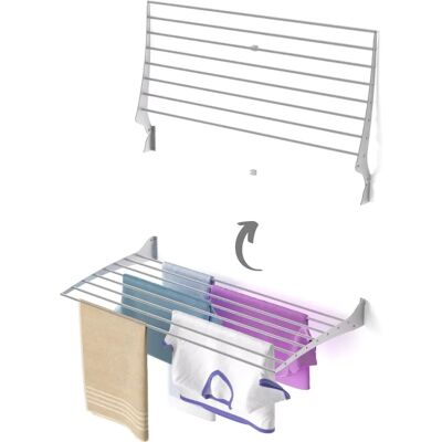 Foxydry Fold Wall-mounted Space-saving Clothes Drying Rack Foxydry Fold Wall-mounted Space-saving Clothes Drying Rack