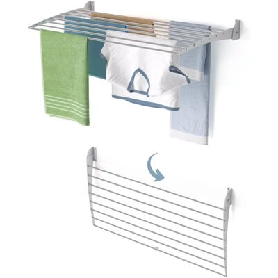 Foxydry Fold 100 - Wall-Mounted Drying Rack - Space-Saving Foxydry Fold 100 - Wall-Mounted Drying Rack - Space-Saving