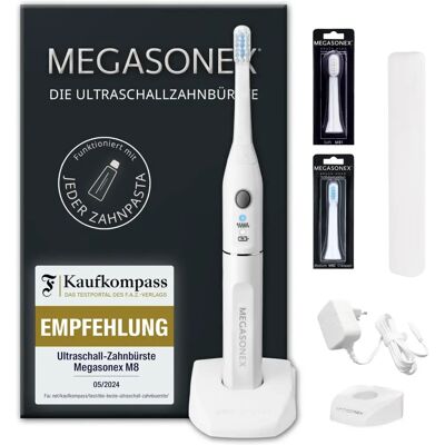 Megasonex Witte Ultrasonische M8 Elektrische Tandenborstel Megasonex Witte Ultrasonische M8 Elektrische Tandenborstel