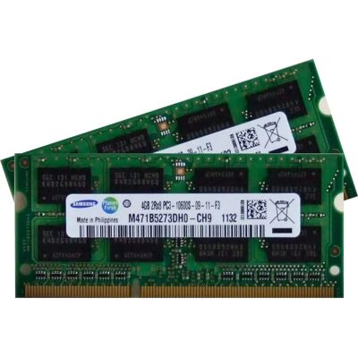 SAMSUNG - DDR3-1333 204-pin SO-DIMM - 8GB - Memory Kit SAMSUNG - DDR3-1333 204-pin SO-DIMM - 8GB - Memory Kit