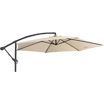 Megashopitalia - Cubierta de Repuesto 300cm Ecru - Sombrilla Megashopitalia - Cubierta de Repuesto 300cm Ecru - Sombrilla