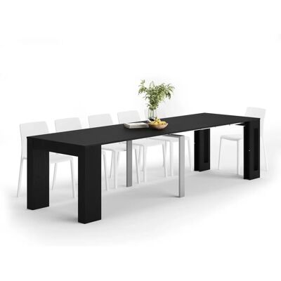 Mobili Fiver Easy Console Extensible - Bois Noir - Jusqu'à 12 Personnes - Publicité Mobili Fiver Easy Console Extensible - Bois Noir - Jusqu'à 12 Personnes - Publicité