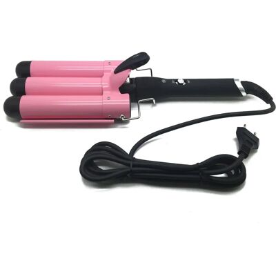 BigBuy Beauty Lokówka 220°C Różowo/Czarna - Lokówka BigBuy Beauty Lokówka 220°C Różowo/Czarna - Lokówka