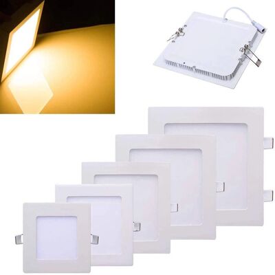 UNIVERSO - Pannello Led Luce Calda 3000k Faretto 18 w Plafoniera Slim Ad Incasso - 3000K - 18W - LED Panel UNIVERSO - Pannello Led Luce Calda 3000k Faretto 18 w Plafoniera Slim Ad Incasso - 3000K - 18W - LED Panel