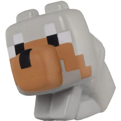 Figurine anti-stress Minecraft Loup Apprivoisé - 15cm - Publicité Figurine anti-stress Minecraft Loup Apprivoisé - 15cm - Publicité