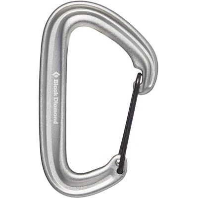 Black Diamond Litewire Karabiner - Grå - Trad Klatring Black Diamond Litewire Karabiner - Grå - Trad Klatring