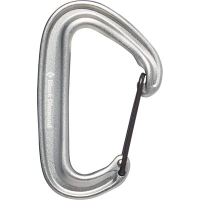 Black Diamond Miniwire Karabiner - Lys grå - Klatreutstyr Black Diamond Miniwire Karabiner - Lys grå - Klatreutstyr