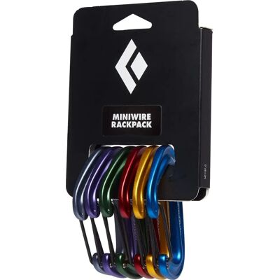 Black Diamond MINIWIRE karabiinerit - Kevyt, Moderni Muotoilu, 6 kpl Black Diamond MINIWIRE karabiinerit - Kevyt, Moderni Muotoilu, 6 kpl