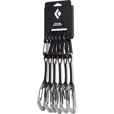 Black Diamond Litewire Quickpack 12cm - Hellgrau - Kletter-Express-Set Black Diamond Litewire Quickpack 12cm - Hellgrau - Kletter-Express-Set