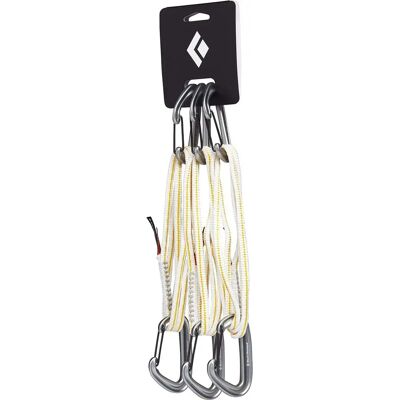 Black Diamond Miniwire Alpine Quickdraw 3 szt. - Jasnoszary - 60 cm - Quickdraws Black Diamond Miniwire Alpine Quickdraw 3 szt. - Jasnoszary - 60 cm - Quickdraws
