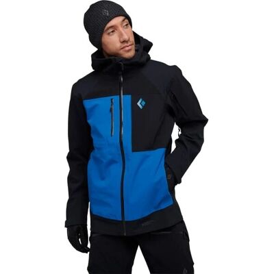 Black Diamond Recon Pro Shell Extensible - Homme - Bleu/Noir - XL - Veste Shell pour excursions - Publicité Black Diamond Recon Pro Shell Extensible - Homme - Bleu/Noir - XL - Veste Shell pour excursions - Publicité