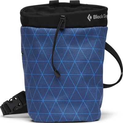 Black Diamond Ultra Blue Triangle Gym Chalk Bag - Gym Chalk Bag - Publicité Black Diamond Ultra Blue Triangle Gym Chalk Bag - Gym Chalk Bag - Publicité