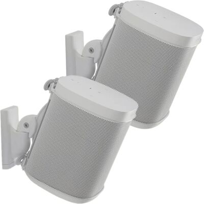 Sanus Witte Wandbeugel voor Sonos - Verstelbaar, Ondersteunt 10 lbs Sanus Witte Wandbeugel voor Sonos - Verstelbaar, Ondersteunt 10 lbs