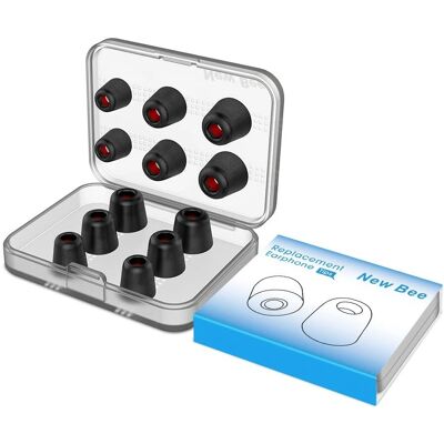 Nuovo Api Tampas de ouvido - Espuma de memória 4,5-6,3mm para Jaybird, Beats, Sony Nuovo Api Tampas de ouvido - Espuma de memória 4,5-6,3mm para Jaybird, Beats, Sony