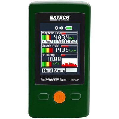 Extech EMF450 Multi-field EMF Meter - Magnetic and Electric Fields Extech EMF450 Multi-field EMF Meter - Magnetic and Electric Fields