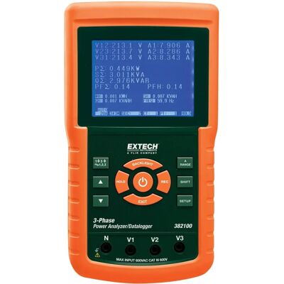 Extech 382100 Analizzatore di rete con funzione di registrazione Extech 382100 Analizzatore di rete con funzione di registrazione