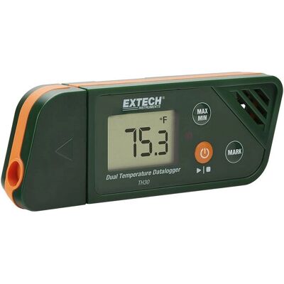 Extech TH30 Temperaturdata Logger - Intern & extern sensorer Extech TH30 Temperaturdata Logger - Intern & extern sensorer