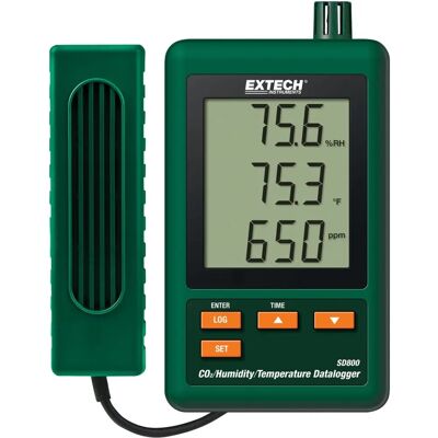 Extech SD800 Datainspelare - Temperatur, CO2, luftfuktighet Extech SD800 Datainspelare - Temperatur, CO2, luftfuktighet
