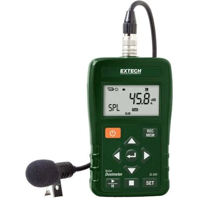 Extech SL400 Niveleur de Bruit - Dosimètre Personnel - Compact, USB - Publicité Extech SL400 Niveleur de Bruit - Dosimètre Personnel - Compact, USB - Publicité