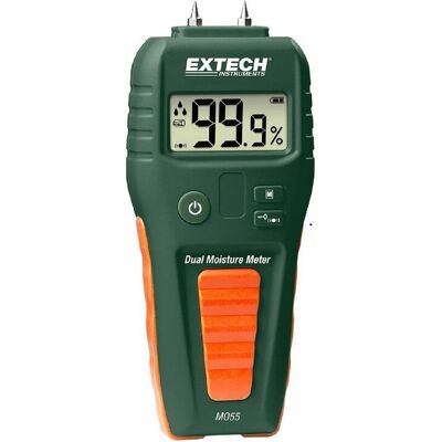Humidimètre Extech MO55 - Sans aiguille et avec aiguille - Bois & Bâtiment Humidimètre Extech MO55 - Sans aiguille et avec aiguille - Bois & Bâtiment
