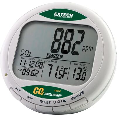 Monitor qualità aria Extech CO210 - CO2, Temperatura, Umidità Monitor qualità aria Extech CO210 - CO2, Temperatura, Umidità