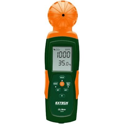 Extech CO240 Binnenluchtmeter - CO2 & Vochtigheid, Temperatuur, Daggedeelte Extech CO240 Binnenluchtmeter - CO2 & Vochtigheid, Temperatuur, Daggedeelte