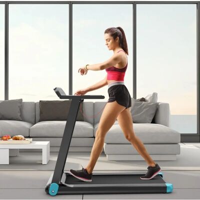 Costway Składany bieżnik z głośnikiem Bluetooth & wyświetlaczem LED - Trening w domu Costway Składany bieżnik z głośnikiem Bluetooth & wyświetlaczem LED - Trening w domu