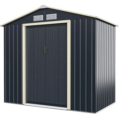 Costway - Outdoor Metal Shed 213x162x117 cm - Gartenhaus Costway - Outdoor Metal Shed 213x162x117 cm - Gartenhaus