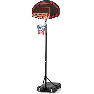 Costway - Höhenverstellbarer Basketballständer - 155–210 cm - Počasí odolný - Přenosný - Basketbalový stojan Costway - Höhenverstellbarer Basketballständer - 155–210 cm - Počasí odolný - Přenosný - Basketbalový stojan