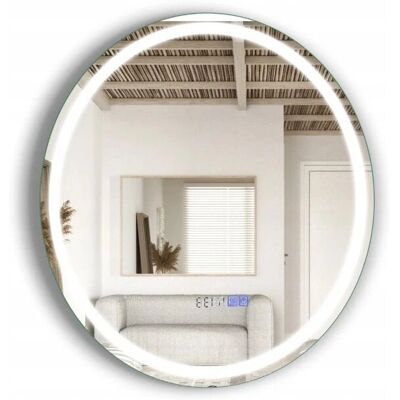 Costway Rund LED-spiegel - 3000-6000K - Badkamer Spiegel Costway Rund LED-spiegel - 3000-6000K - Badkamer Spiegel