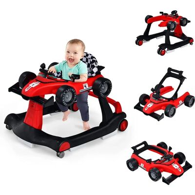 Costway - 4-in-1 Folding Walker - Baby Walker - Publicité Costway - 4-in-1 Folding Walker - Baby Walker - Publicité