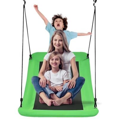Costway Balancoire Rectangulaire Verte - Jeu Extérieur pour Enfants - Publicité Costway Balancoire Rectangulaire Verte - Jeu Extérieur pour Enfants - Publicité