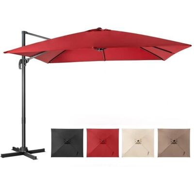 Parasol déporté COSTWAY 3x3M avec rotation 360° et 3 inclinaisons - Publicité Parasol déporté COSTWAY 3x3M avec rotation 360° et 3 inclinaisons - Publicité