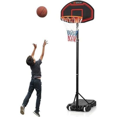 COSTWAY Panier de Basket Portable Réglable - Basketball - Publicité COSTWAY Panier de Basket Portable Réglable - Basketball - Publicité