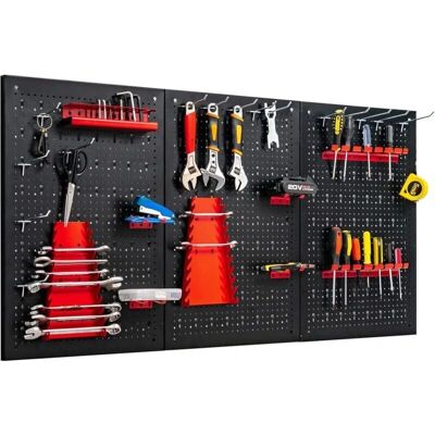 COSTWAY Panel de Herramientas para Pared - Kit de Organización Multifunción COSTWAY Panel de Herramientas para Pared - Kit de Organización Multifunción