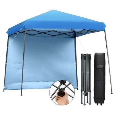 Carpa Plegable de Jardín Costway 3x3m - Acero, Impermeable, Altura Ajustable Carpa Plegable de Jardín Costway 3x3m - Acero, Impermeable, Altura Ajustable