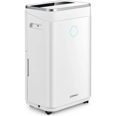 COSTWAY Deshumidificador - 25L/día, Drenaje Automático/Manual, Temporizador 24h COSTWAY Deshumidificador - 25L/día, Drenaje Automático/Manual, Temporizador 24h