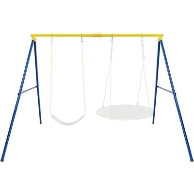 GOPLUS - 2-Post - Cadre en acier - Extérieur - Swing Set Frame - Publicité GOPLUS - 2-Post - Cadre en acier - Extérieur - Swing Set Frame - Publicité