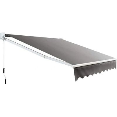 RELAX4LIFE - Retractable - Manual crank - awning - Publicité RELAX4LIFE - Retractable - Manual crank - awning - Publicité