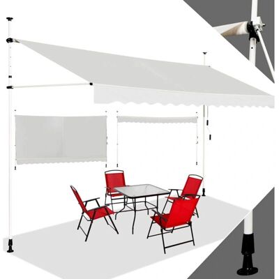 RELAX4LIFE - Tenda da Sole a Bracci Estensibili - Waterproof - Publicité RELAX4LIFE - Tenda da Sole a Bracci Estensibili - Waterproof - Publicité