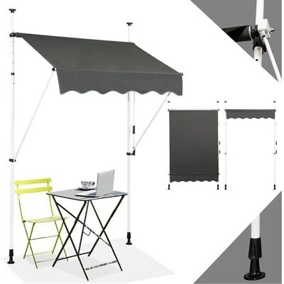 RELAX4LIFE - Tenda da Sole a Bracci Estensibili - Tel - OX - Outdoor Awning - Publicité RELAX4LIFE - Tenda da Sole a Bracci Estensibili - Tel - OX - Outdoor Awning - Publicité