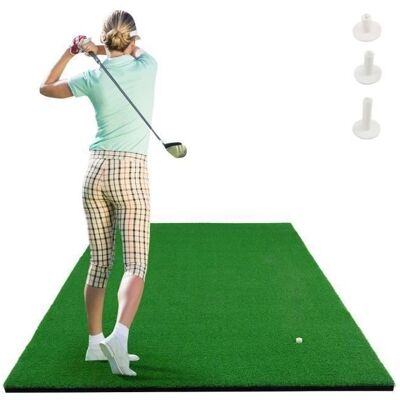 Tapis de Golf Costway avec Gazon Synthétique et 2 Positions pour Tee - Publicité Tapis de Golf Costway avec Gazon Synthétique et 2 Positions pour Tee - Publicité