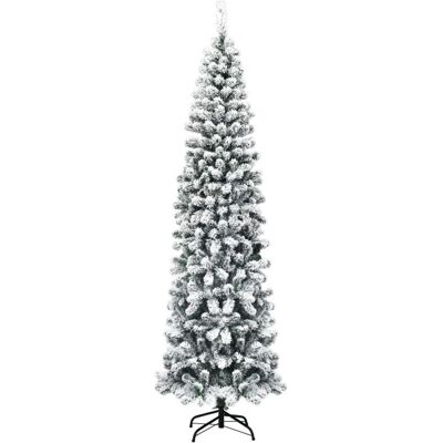 Sapin de Noël Artificiel Fin avec Neige 225cm - Sapin de Noël Artificiel - Publicité Sapin de Noël Artificiel Fin avec Neige 225cm - Sapin de Noël Artificiel - Publicité