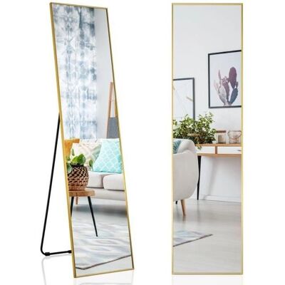 Espejo de cuerpo entero Costway - 160x40cm - Vidrio irrompible Espejo de cuerpo entero Costway - 160x40cm - Vidrio irrompible